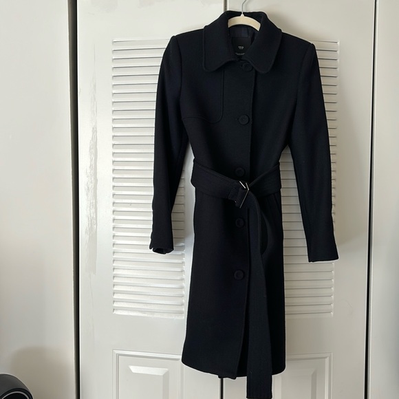 Belted Wool Coat - Picture 3 of 7